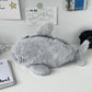1PC Large Capacity Pen Pouch Stationery Storage Box Cute Plush Ocean Shark Pencil Case Portable Cosmetic Bag School Office Supplies