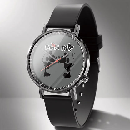 Disney Mickey Minnie Mouse Girl  Boy Children's Kids Watch Women Cute Male Female Couple Wrist Watches Birthday Gifts