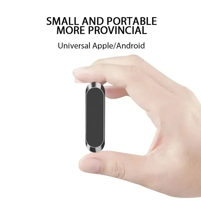 Simple Mini Strip Shape Magnetic Car Phone Holder Car Accessories GPS Navigation Support Stand for iPhone Huawei Samsung Xiaomi