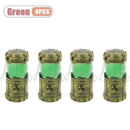 Decorative LED Mini Nuclear Reactor Lantern Apocalypse Style Couple Prank Night Light Halloween Gift Home Decor Novelty Lamp