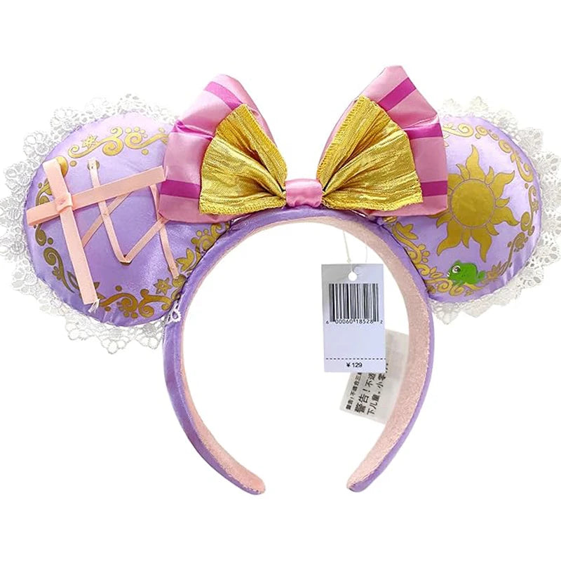 New Halloween Mickey Minnie Mouse Ears Headband Holiday Party Cosplay Hairband EARS COSTUME Plush Adult/Kids Headband Gift