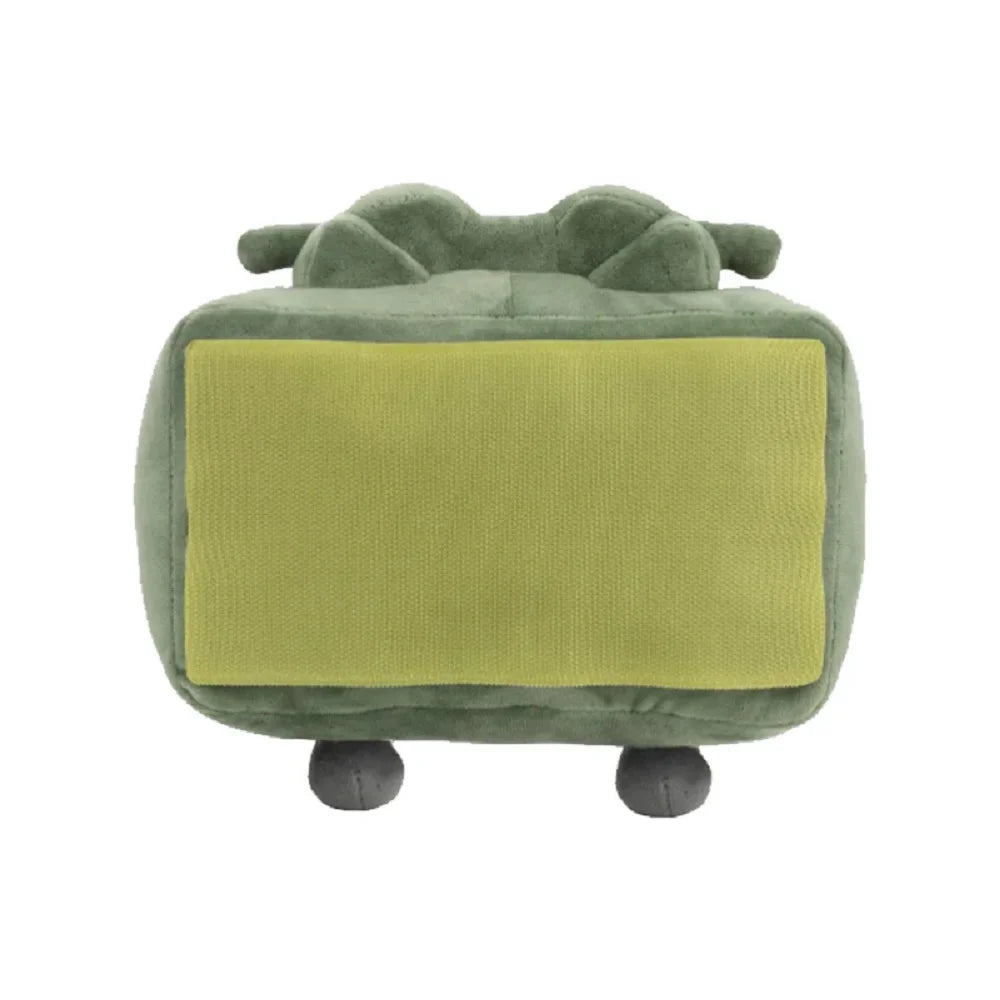Popula20CM Clay the Claymore Plush Doll Kawaii Green Square Doll Pillow Accessories Gift Collection Model For Kid Birthday Gifts