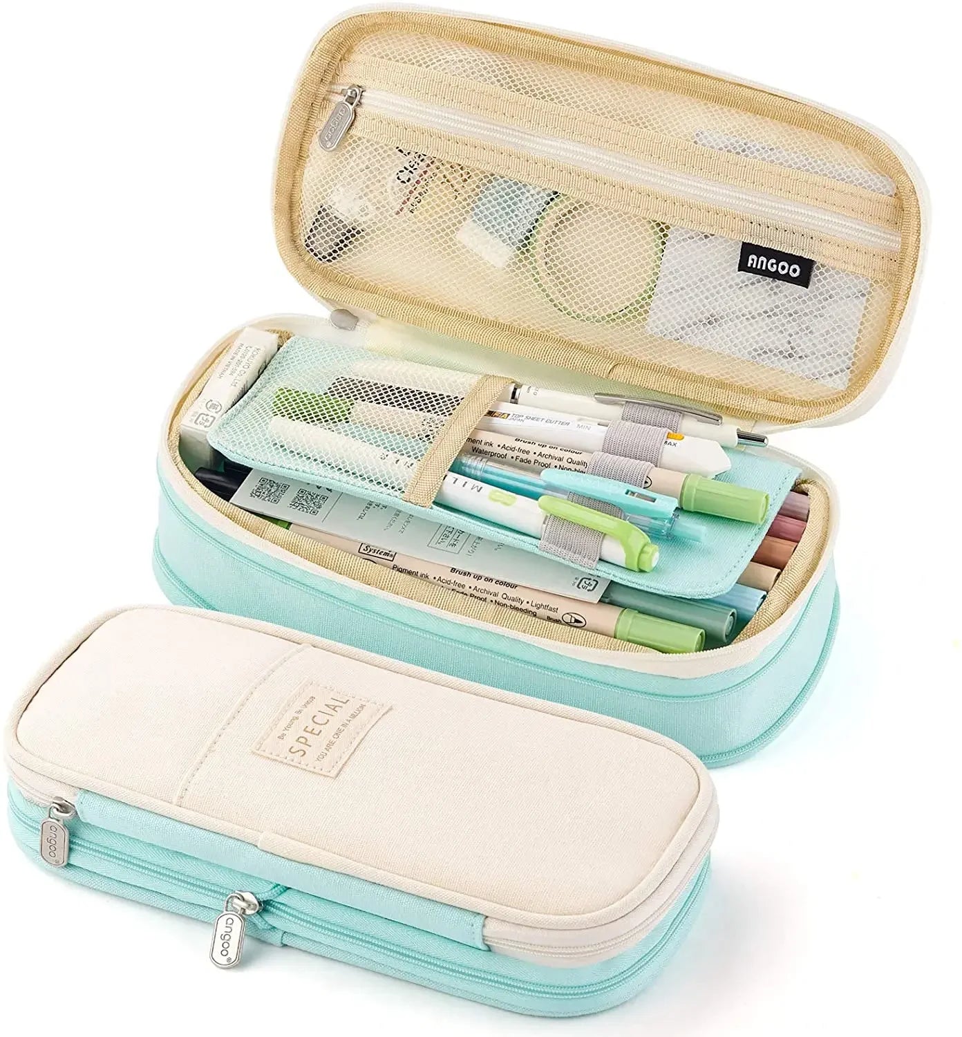 Kawaii Pencil Cases Large Capacity Pencil Bag Pouch Holder Box for Girls Office Students Organizer School Stationery Supplies