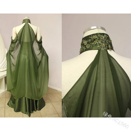 Women Medieval Shawl Cape Chiffon Gothic Wicca Robe Cosplay Dress Cloak Halloween Costume Thin Shawl Cape Stage Costume