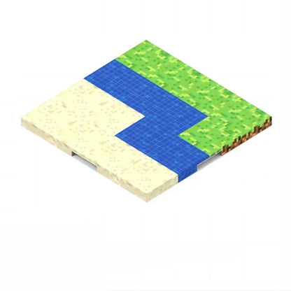 Magnetic Base Plate Variety Baseplates Match Mine World Magnetic Building Blocks Toys for Boys and Girls 3+ DIY Children Toy
