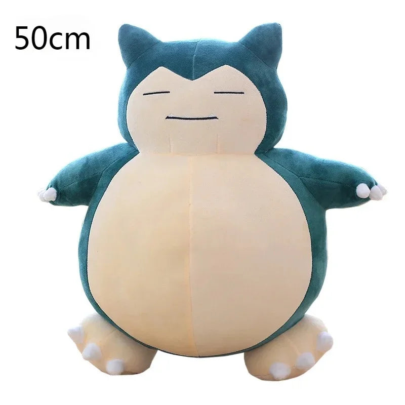 30/50cm Pokemon Snorlax Plush Toys Cartoon Japan Anime Monster Elf Plush Doll Soft Stuffed Animal Doll Birthday Gift For Girls