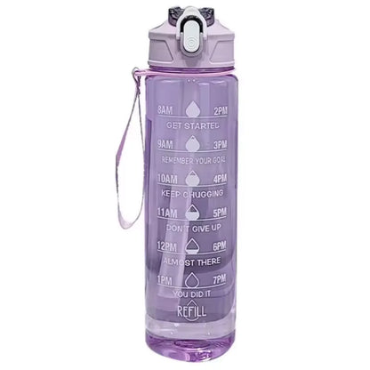 750ML Large Capacity Sports Water Bottle Leak Proof Colorful Plastic Cup Drinking Outdoor Travel Portable Gym Fitness Jugs