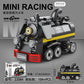 Racing Car Bus Engineering Vehicle Ambulance Pull Back Model Building Blocks Brick Toys Children Boys Compatible With Lego