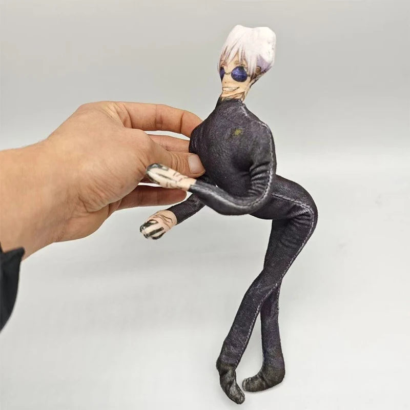 Anime Jujutsu Kaisen Doll Movable Funny Gojo Satoru Toy Shapeshift Figure Cosplay movable Abstract Wire Skeleton Halloween Prop