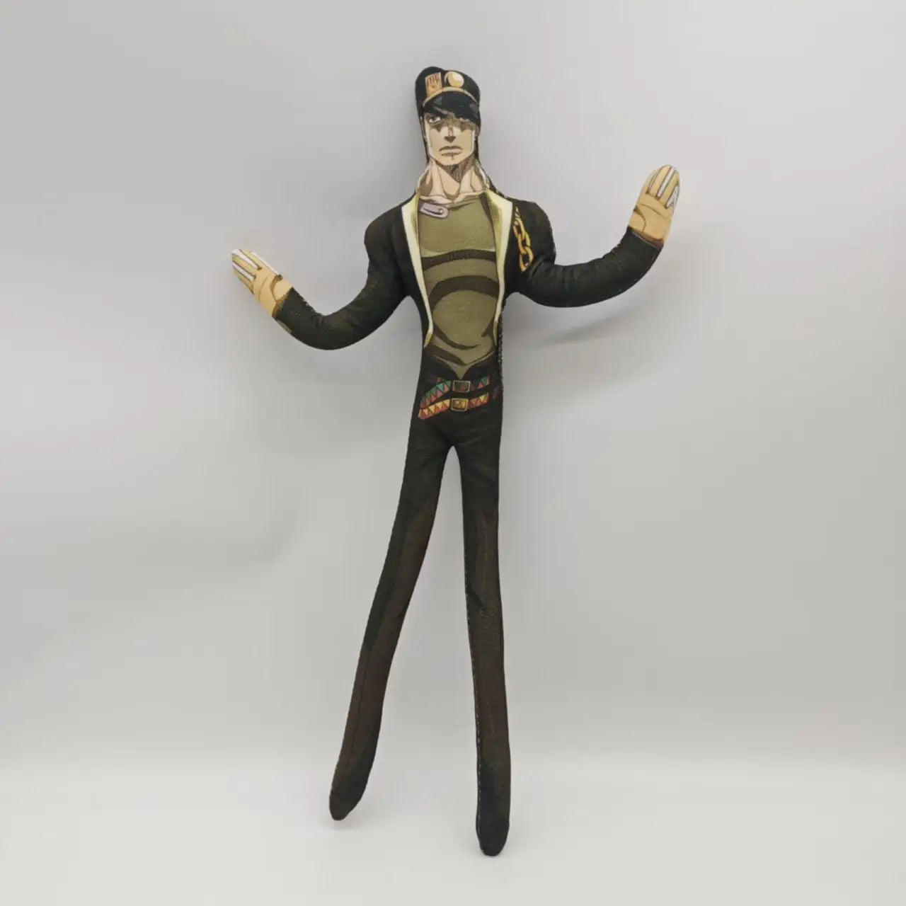 28cmJoJo Jotaro Kujo Joseph Joestar Gyro Zeppeli Johnny Joestar Stuffed Doll Abstract Wire Skeleton Cosplay Fans Collection Gift