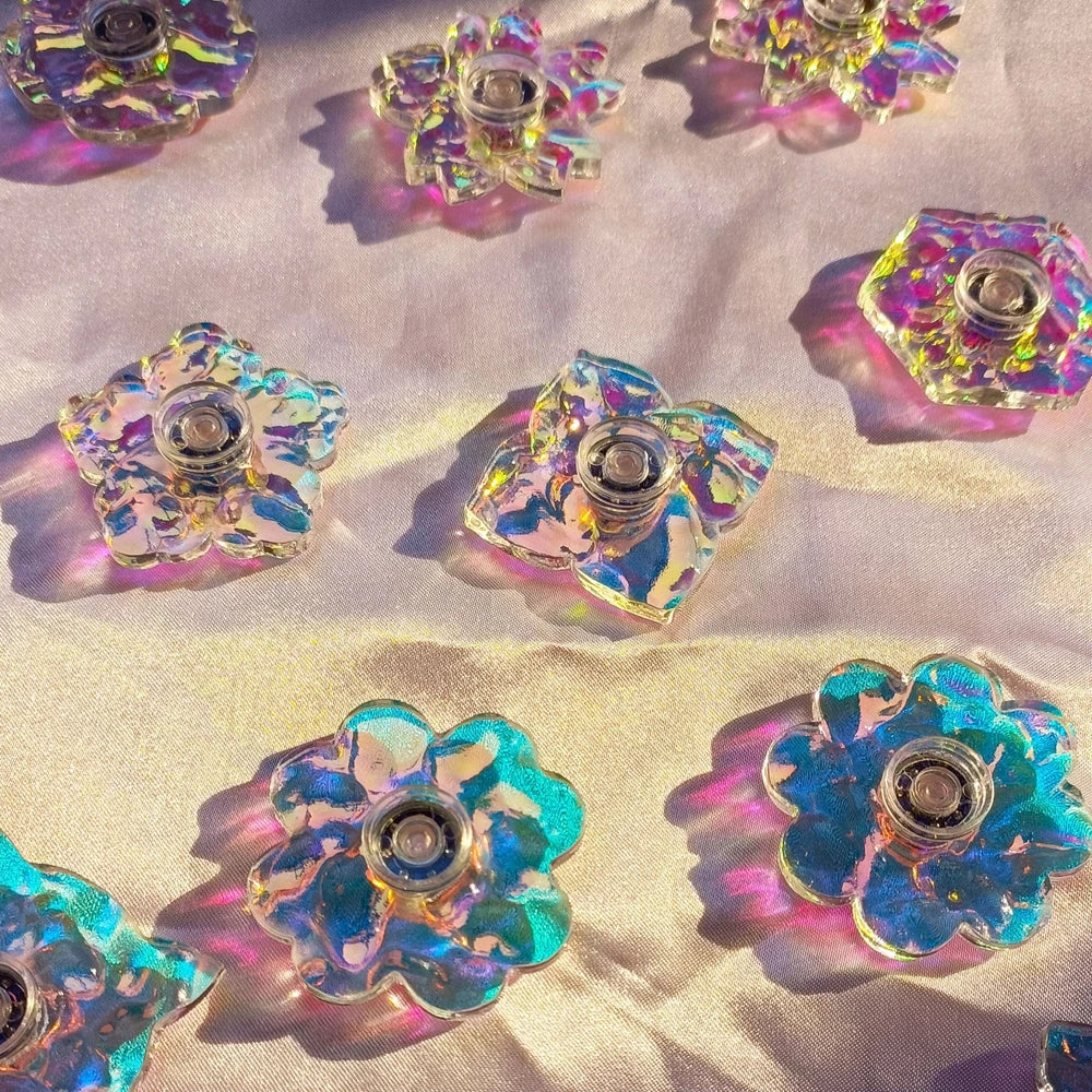 10PCS Finger Gyroscope Laser Aurora Fingertip Gyroscope Decompression Fidget Spinners Toys