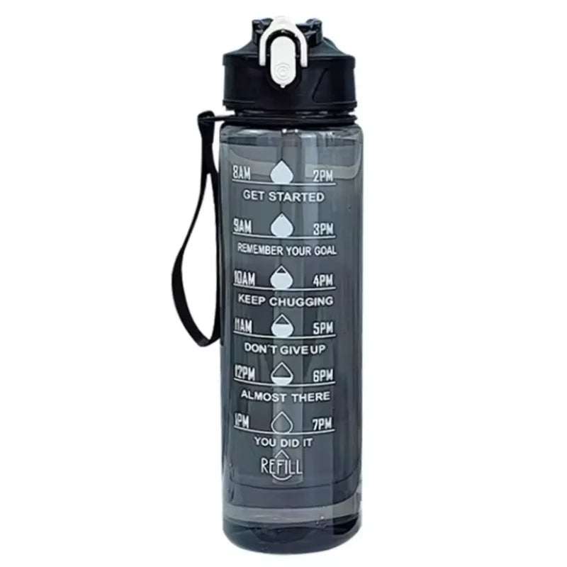 750ML Large Capacity Sports Water Bottle Leak Proof Colorful Plastic Cup Drinking Outdoor Travel Portable Gym Fitness Jugs