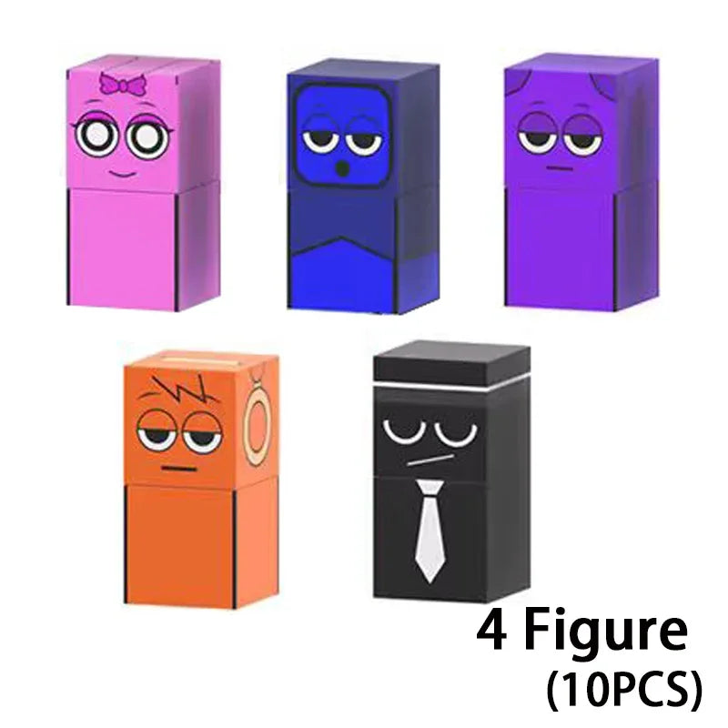 Magnetic Building Block Sprunki Magnet Cube Mine World Kid Gift Set for Boy Girl Children Age 3+ DIY Model STEM Sensory MusicToy