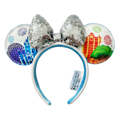 New Halloween Mickey Minnie Mouse Ears Headband Holiday Party Cosplay Hairband EARS COSTUME Plush Adult/Kids Headband Gift
