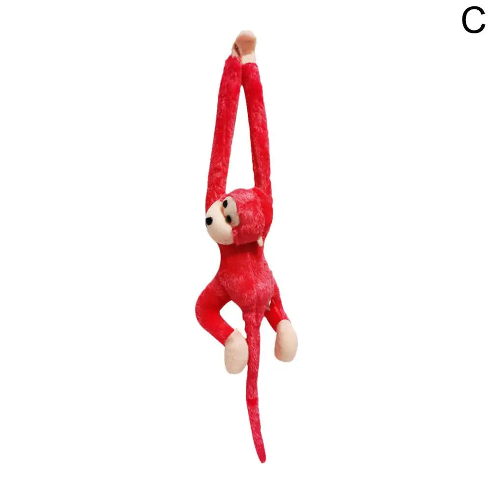 Plush Monkey Toy Stuffed Animal Cute Long Arm Tail Monkey Plush Toy Long Hands Monkey Mascot Room Curtain Decor Kids Toys