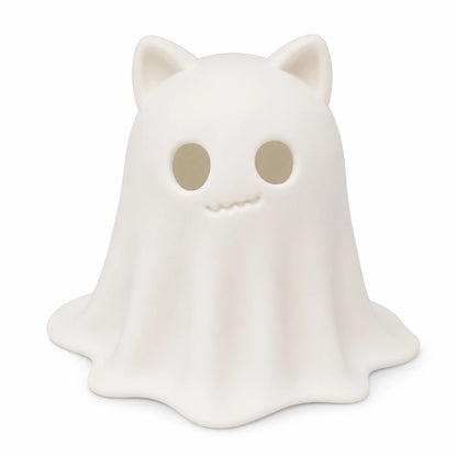 Cute Middle Finger Ghost Statue, Small Halloween Decor for Home, Centerpiece for Coffee Table, Adorable Horror Figure