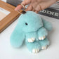 15cm Women's Rabbit Fur Keychain Bag Car Pendant Jewelry Decoration Fashionable Accessory for Bags And Gifts