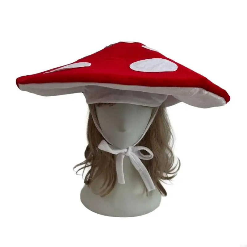 M3GA Unique Mushroom Costume Hat Soft Hat For Themed Party Halloween Party Hat Cosplay Costume Gathering Photo Hats