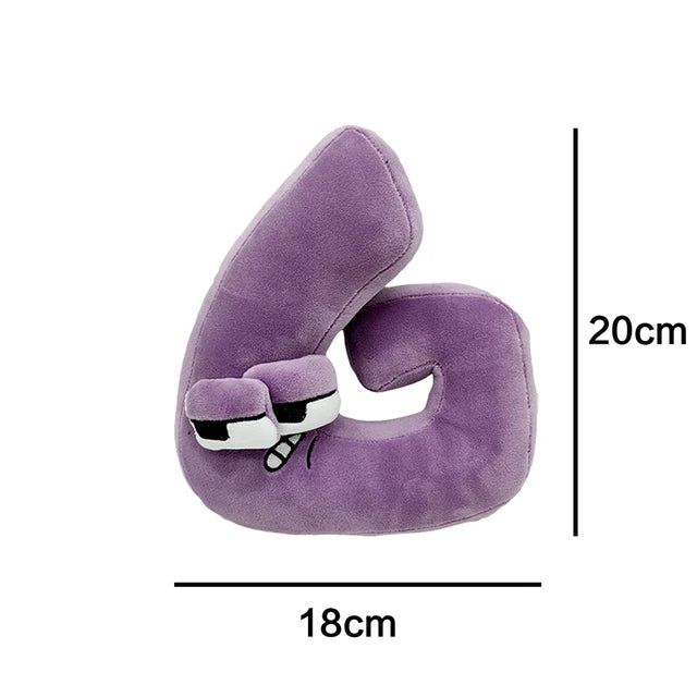 Alphabet Lore Plush Toys A-Z English Letter Stuffed Animal Plushie Doll Toys Gift For Kids Children Educational Christmas Gifts