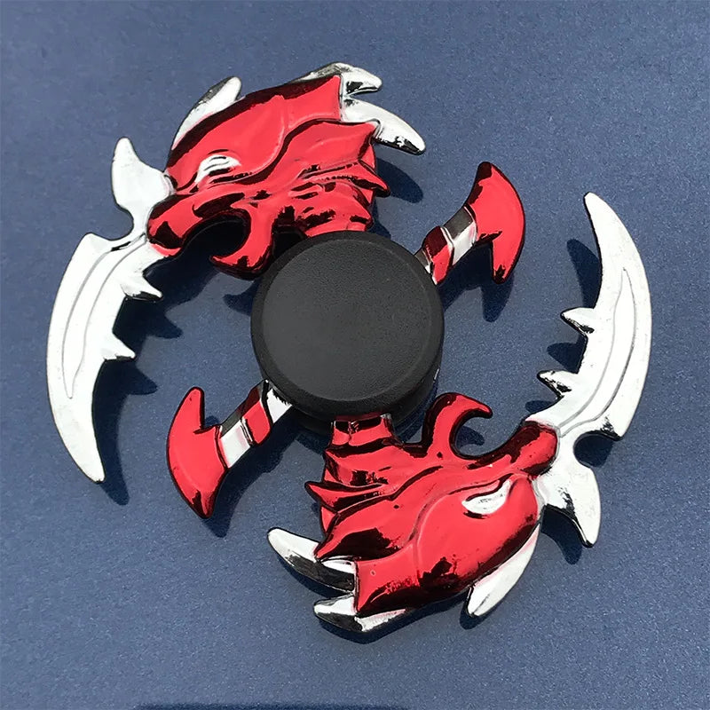 Colorful Figdet Spinner Zinc Alloy Smooth Bearings Anime Game Hand Spinner Stress Relief Fingertip Gyro Toys For Adult Gifts