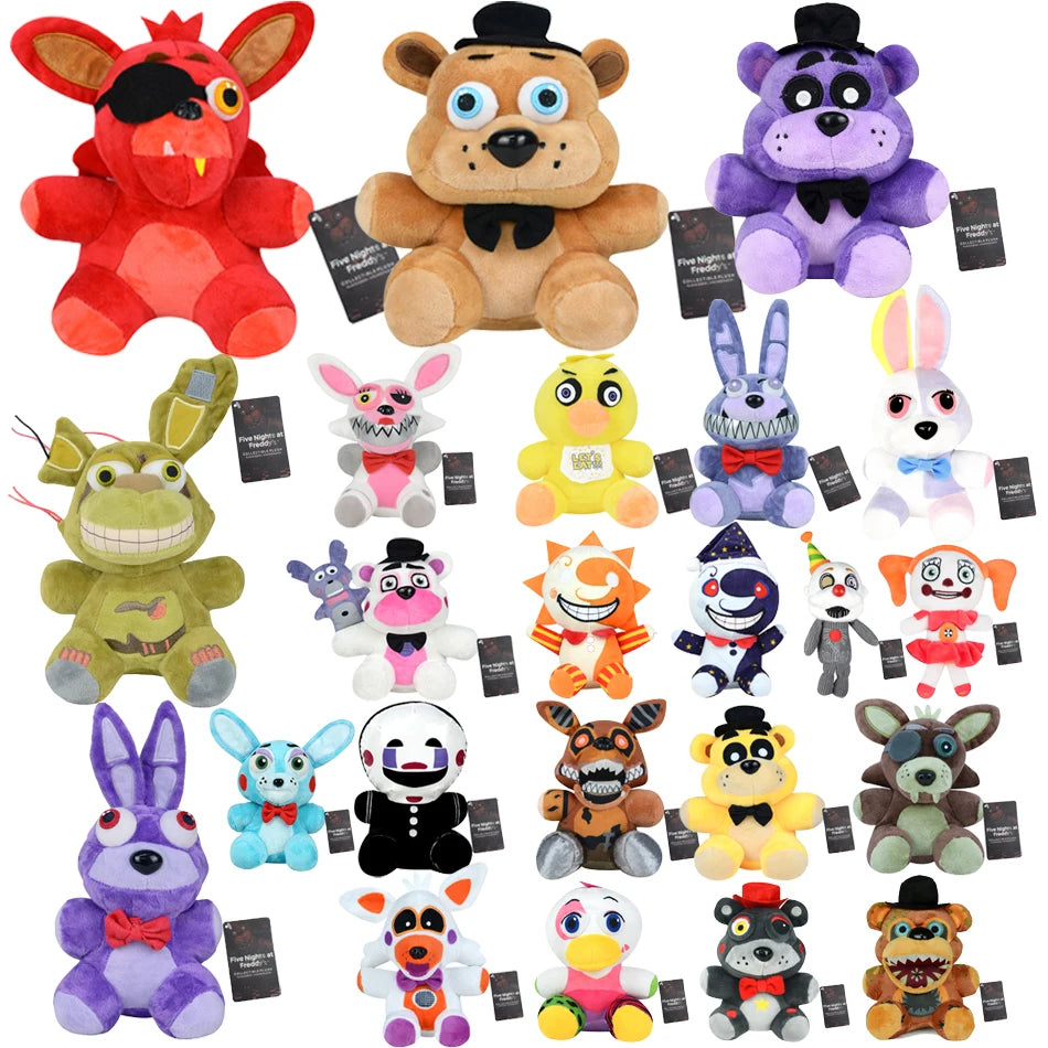 Five Night At Freddy Fnaf Cute Plush Toys Game Doll 18CM Bonnie Bear Foxy Cartoon Stuffed Dolls Freddy Toys For Children Gifts