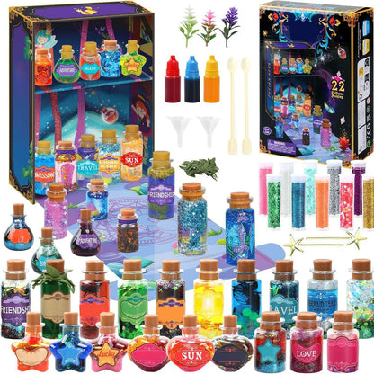 DIY Fairy Magical Potions Kit Halloween Christmas Gifts Witches' Magical Color Changing Potions Art Craft Kit Holiday Gifts