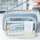A Large-capacity Multi-layers Pencil Case Simple Multi-purpose Student Stationery Box and Makeup Storage Bag Stationery Supplies