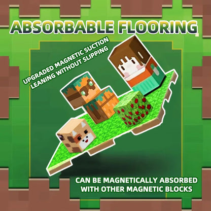 Magnetic Base Plate Variety Baseplates Match Mine World Magnetic Building Blocks Toys for Boys Girls DIY Children 2026 Gift Toy
