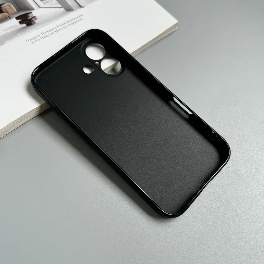 Luxury Full Black Silicone Matte Phone Case For iphone 18 Pro 17 16 15 14 13 12 11 Pro Max 16 15 14Plus Back Cover TPU Soft Case