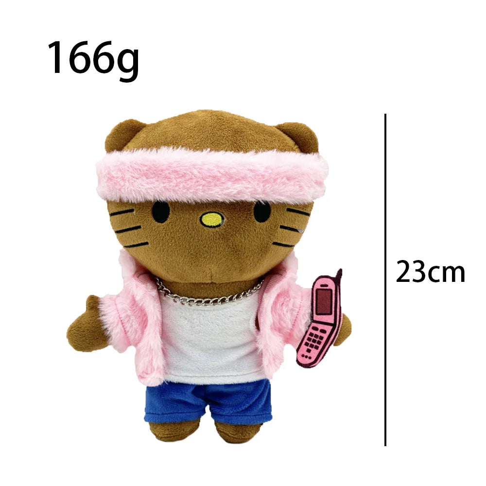 Multiple Styles Cute Cat Eminem XXXTentacion Frank Ocean Plush Toy Doll with Clothes Stuffed Soft Plush Toys Fans Collect Gift