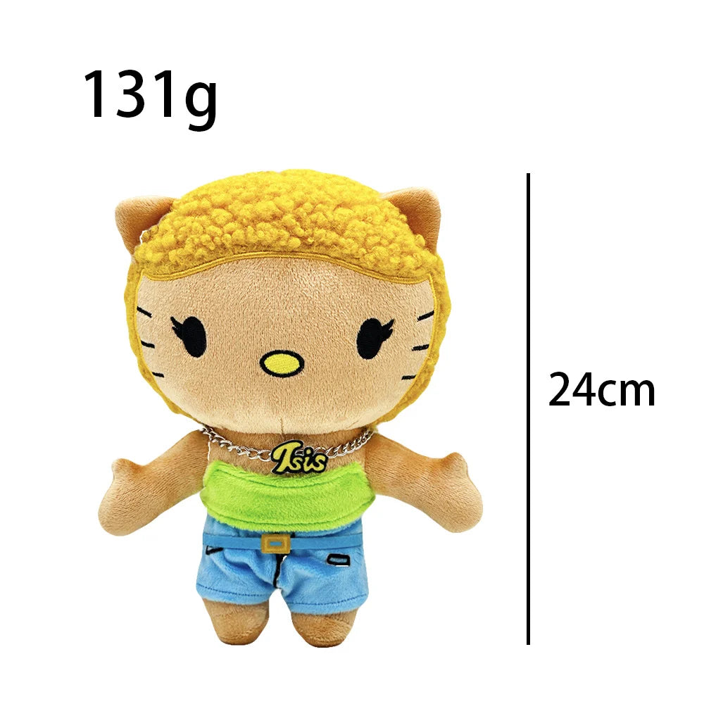 Multiple Styles Cute Cat Eminem XXXTentacion Frank Ocean Plush Toy Doll with Clothes Stuffed Soft Plush Toys Fans Collect Gift