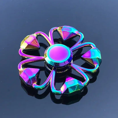 1 piece set colorful fidget spinner for adults zinc alloy stress relief toy office anxiety relief stress relief leisure gift