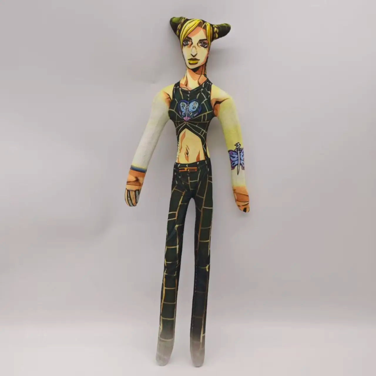 28cmJoJo Jotaro Kujo Joseph Joestar Gyro Zeppeli Johnny Joestar Stuffed Doll Abstract Wire Skeleton Cosplay Fans Collection Gift