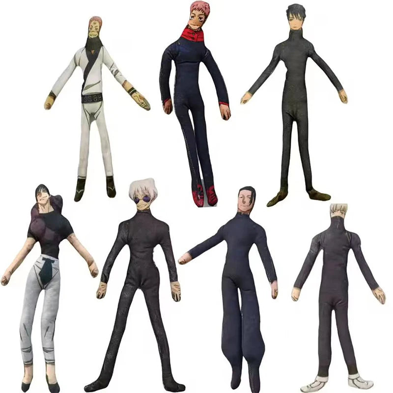 Anime Jujutsu Kaisen Doll Movable Funny Gojo Satoru Toy Shapeshift Figure Cosplay movable Abstract Wire Skeleton Halloween Prop
