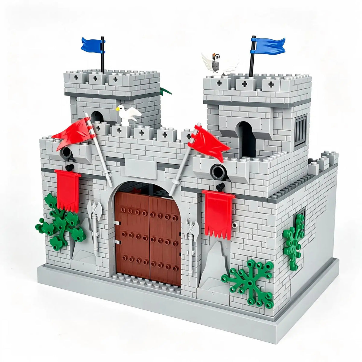Creative DIY Medieval Roman Knight Castle Building Set Model, Christmas, Halloween and Birthday Gift, Military Collectible Toy
