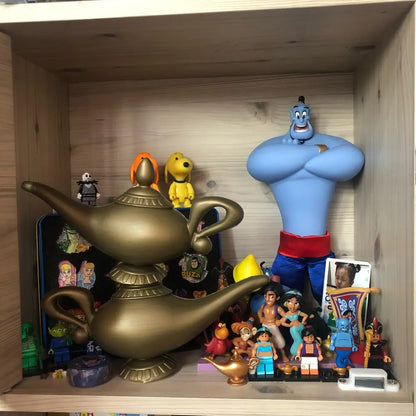 Cartoon Movie Aladdin Lamp Halloween Decoration Cosplay Allah Lamps Favors Fancy Dress Props Hot Home Party Ornaments Figurine