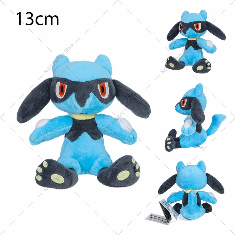 Cartoon Pokemon Plush Doll Cubone Riolu Geodude Aerodactyl Yveltal Rattata Duskull Stuffed Peluche Anime Birthday Xmas Gifts
