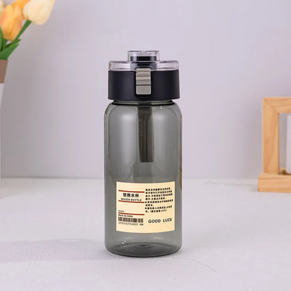 350/550/800/ml Children's School Water Bottle Transparent Water Bottle Reusable Leak Proof Durable Water Bottle with DrinkingCap