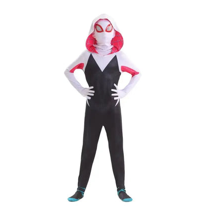 New Hot Full Set Cosplay Costume For Spider Fans Collector Miles Morales Zentai Suit Halloween Christmas Party Birthday Gift