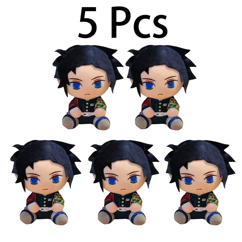 @20cm Hot Japan  Slayer Plush Dolls Lovely Anime Kimetsu No Yaiba Kamado Tanjirou Nezuko Zenitsu Kyoujurou Toys Kids Gifts