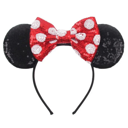 Disney Halloween Ear Headbands For Adults Kids Cosplay Bat Skeleton Maleficent Hairband Girls Ghost Women Party Hair Accessories