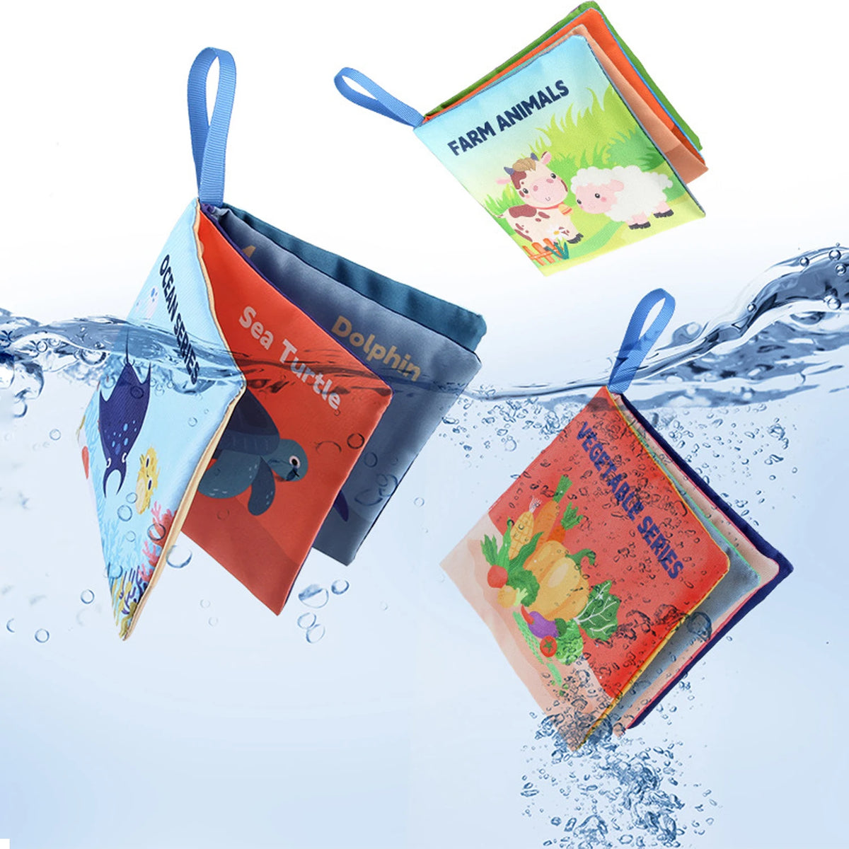 Soft Baby Books Toys Montessori 3D Touch Feel High Contrast Cloth Book Sensory Early Learning Games for Kids Educational Toys