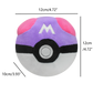 Master Ball Great Ball Ultra Ball Poké Ball Plush Toys Soft Stuffed Animals Cartoon Backpack Pendant Decoration Toy Birthday