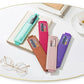 Pu Leather Pen Bag Elastic Buckle Book Notebook Fashion School Pen Case for Office Meeting Easy Carry Office Student Stationery