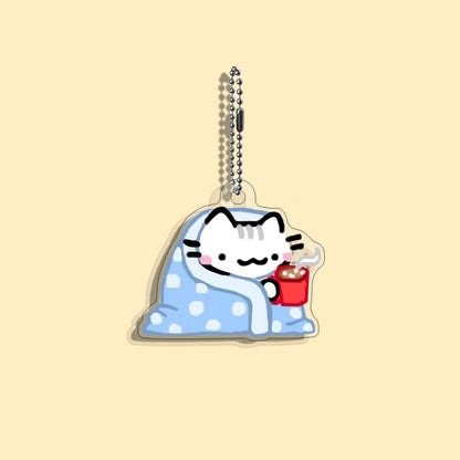Funny Cat Character Keychain Student Gift Bag Women's Bag Cute Things Gift For Best Friends Wholesale Gifts Kitty