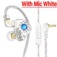 Original QKZ AK6 In Ear Earphone 6 Dynamic Driver Unit Headphone With Mic Stereo Sports HIFI Subwoofer Headset Monitor Earbuds