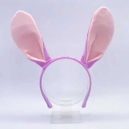 Halloween New Purple Long Ear Headband Adult Children's Birthday Party Rabbit Ears Hair Hoops Headgear