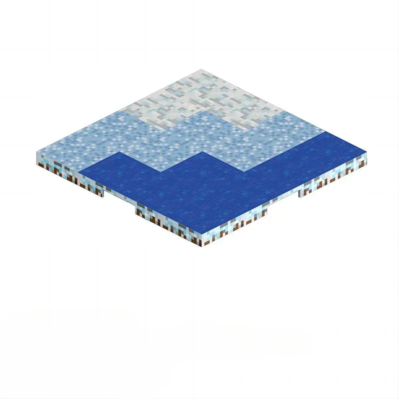 Magnetic Base Plate Variety Baseplates Match Mine World Magnetic Building Blocks Toys for Boys and Girls 3+ DIY Children Toy