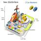 Racing Rail Car Model Educational Toys Children Track Adventure Game Brain Mechanical Interactive Train Animals Space Rocket Toy