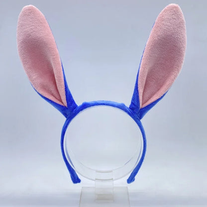 Halloween New Purple Long Ear Headband Adult Children's Birthday Party Rabbit Ears Hair Hoops Headgear